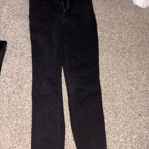 Old Navy Women's Dark Black Skinny Jeans
